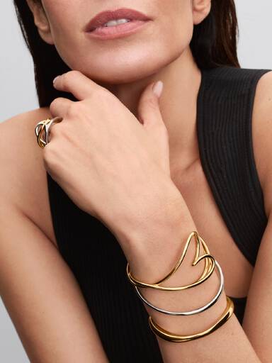Organically Shaped Heart Bangle - Image 5