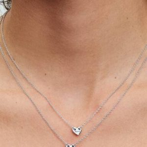 FINAL SALE - Forever & Always Splittable Heart Collier Necklaces