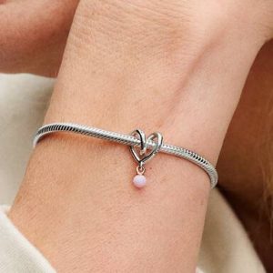 Two-tone Wrapped Heart Charm