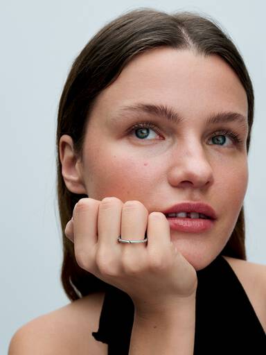 FINAL SALE - Texture & Stones Ring - Image 3