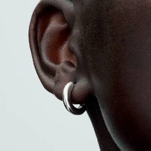 Round Hoop Earrings