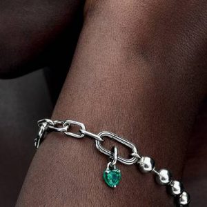 Pandora ME Green Chakra Heart Mini Dangle Charm