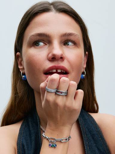 Pandora ME Metal Bead & Link Chain Bracelet - Image 3