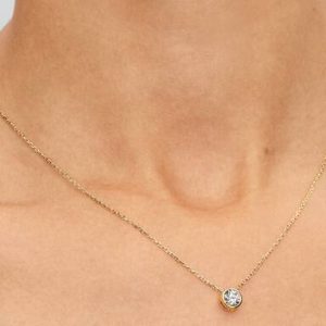 Pandora Era Bezel Lab-Grown Diamond Pendant Necklace