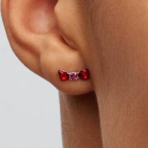 Disney Snow White Bow Stud Earrings