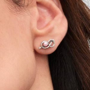 Infinity Knot Stud Earrings