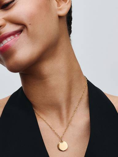 Engravable Round Tag Dangle Charm - Image 3
