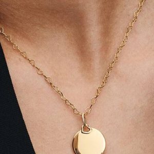 Engravable Round Tag Dangle Charm