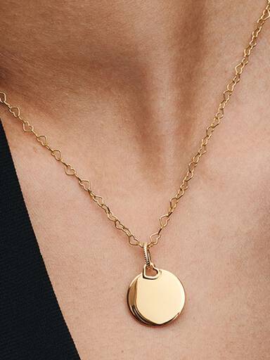 Engravable Round Tag Dangle Charm