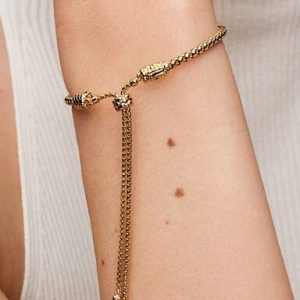 Studded Chain Slider Bracelet
