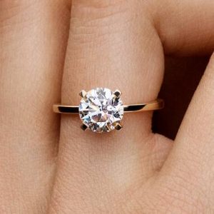 Pandora Era 14k Gold Lab-grown Diamond Ring