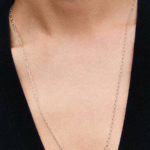 Elongated Link Chain Necklace