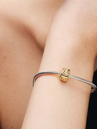 Knotted Hearts Clip Charm