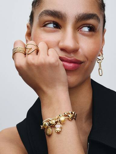 Pandora ME Metal Bead & Link Chain Bracelet - Image 5