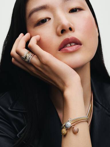 Studded Chain Slider Bracelet - Image 4