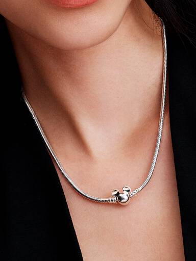 FINAL SALE - Disney Mickey Mouse Snake Chain Necklace