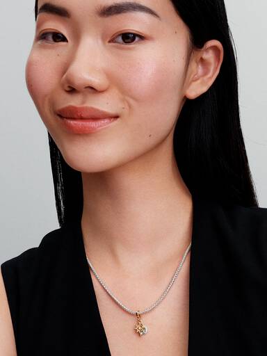 Engravable North Star Lab-grown Diamond Dangle Charm - Image 3