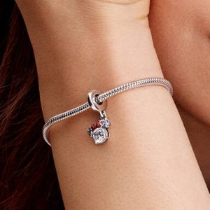 Disney Minnie Mouse Silhouette Dangle Charm
