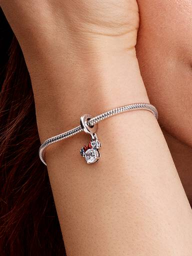 Disney Minnie Mouse Silhouette Dangle Charm
