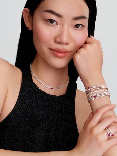 Sparkling Tennis Bracelet - Image 5