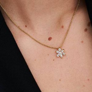 Sparkling Herbarium Cluster Pendant Necklace
