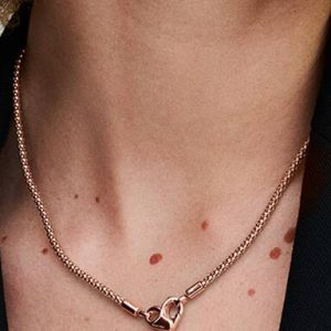 Pandora Moments Studded Chain Necklace