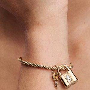 Padlock & Key Dangle Charm