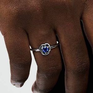 FINAL SALE - September Birthstone Eternity Circle Ring