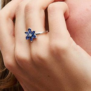 Sparkling Herbarium Cluster Ring