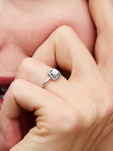 FINAL SALE - June Birthstone Eternity Circle Ring