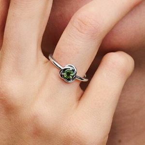 FINAL SALE - August Birthstone Eternity Circle Ring