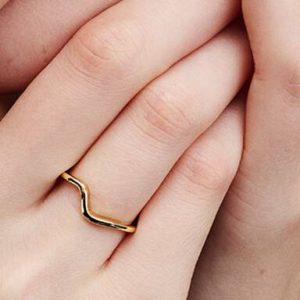 Polished Wave Ring