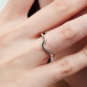 Polished Wave Ring