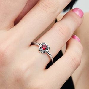 FINAL SALE - July Birthstone Eternity Circle Ring