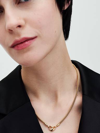 Studded Chain Necklace - Image 3