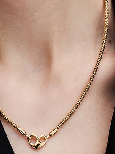 Studded Chain Necklace