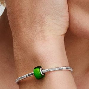 Green Mini Murano Glass Charm