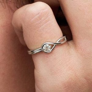 Pandora Infinite Sterling Silver Lab-grown Diamond Ring