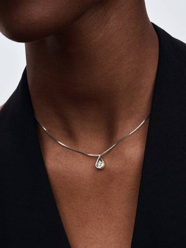 Pandora Infinite 14k White Gold Lab-grown Diamond Pendant Necklace - Image 3