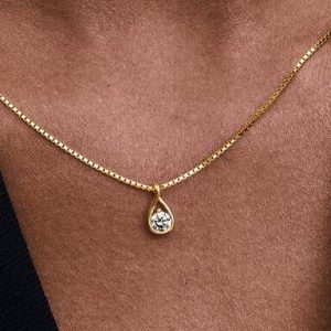 Pandora Infinite 14k Gold Lab-grown Diamond Pendant Necklace
