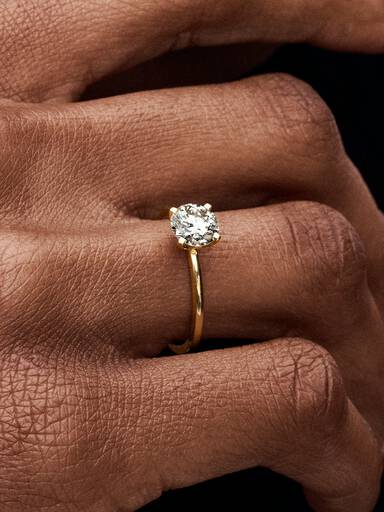 Pandora Era 14k Gold Lab-grown Diamond Ring