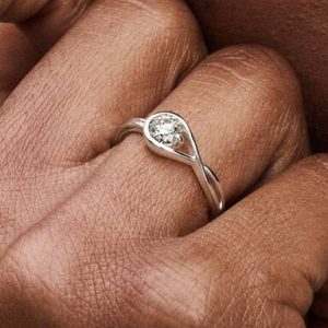 Pandora Infinite Sterling Silver Lab-grown Diamond Ring